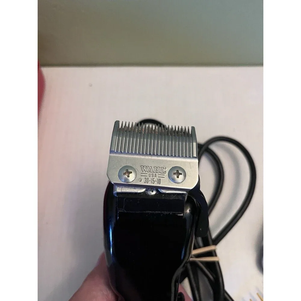 RED Wahl STXP Professional Deluxe U-CLIP Pet Dog Cat Hair Clipper Tested Works